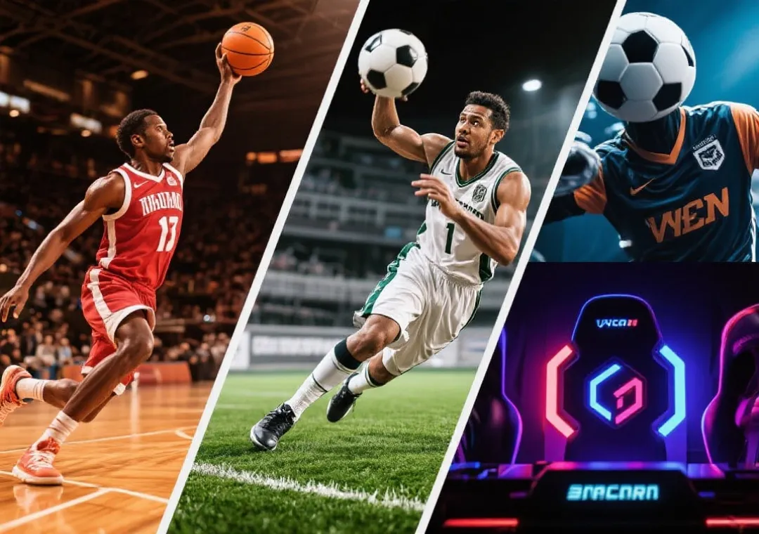 体育主题合成视觉